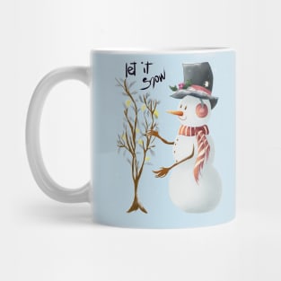 White Christmas Mug